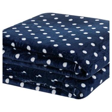 Imagem de Cobertor Solteiro Antialérgico Inverno Macio Quente Manta Petit Poá - 