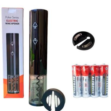 Imagem de Abridor de Vinho Elétrico Saca Rolhas automático para Garrafa de Vinho