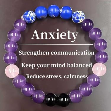 Imagem de Pulseira de atração para mulheres e homens, pedra natural, olho de tigre, contas elásticas feitas à mão, joias atraem dinheiro, riqueza, energia, cristal de cura, ioga, meditação, amizade, presente de