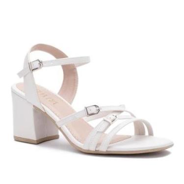 Imagem de SANDALIA FEMININA SALTO BLOCO COM FIVELA SUA CIA - 15713-Feminino