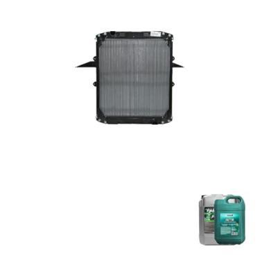 Imagem de Kit Radiador Ford Cargo 712/914 + Aditivo ParaFlu Verde 20L + Água Desmineralizada 5L