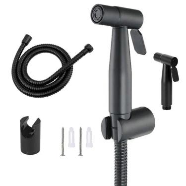 Imagem de Ducha Higienica Banheiro Box Chuveirinho Lavabo Privada Mangueira Flexivel Higienizaçao Casa Apartamento Limpeza