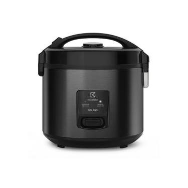 Imagem de Panela Elétrica Electrolux ERC30 Efficient 700W 2em1 Rita Lobo 3,5L Visor Glass Inox Preto