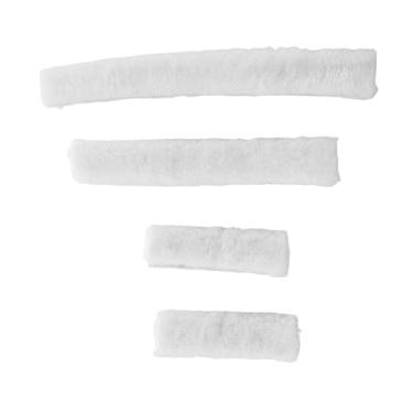 Imagem de Dynwave Conjunto de para cabresto de cavalo, acessórios equinos, proteção acolchoada macia, uso em estábulo, acessórios profissionais para bridões, Branco