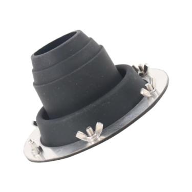 Imagem de shamjina Jack de Fogão para com Base de aço Durável Tubo de Fogão Piscando Chaminé Flexível Ventilação para de Acampamento Ao Ar Livre Acessóri