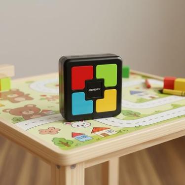 Imagem de Jogo Eletrônico da Memória Infantil com Luz e Som Educativo, Compacto e Portátil, Estimula Habilidades Cognitivas, Aprendizado Divertido, Brinquedo Interativo