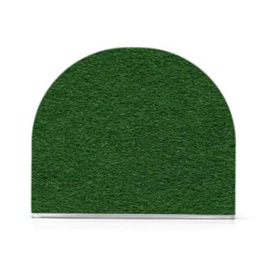 Imagem de JUZIHAI Porta-guardanapos de grama verde para mesa dispensador de guardanapo de acrílico para mesa suporte de lenços independente para cozinha sala de jantar bar festa decoração de casa