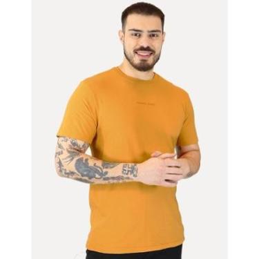 Imagem de Camiseta Tommy Jeans Masculina Linear Gel Mostarda-Masculino