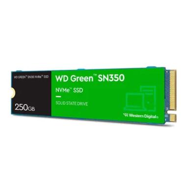 Imagem de SSD WD Green Sn350, 250GB, M.2 2280, Pcie Gen3 X4, Nvme 1.3 - Wds250g2g0c