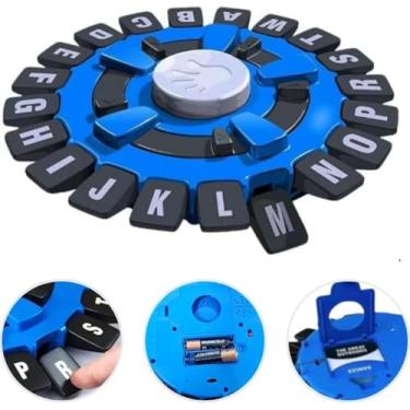 Imagem de Tapple Jogo de Tabuleiro em Português, Base Azul com Letras Pretas, Plástico, Timer Eletrônico, 2+ Jogadores, 15 Minutos de Jogo, Idade 5+