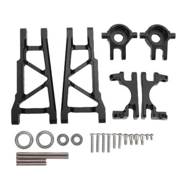 Imagem de XUXHOU Braços de Controle, Blocos de Rodízio de Liga e Blocos de Direção RC Conjunto de Braço de Suspensão do Eixo Dianteiro Substituição para Modelo TRAXXAS BL 2S SLASH 4X4 1/10 RC