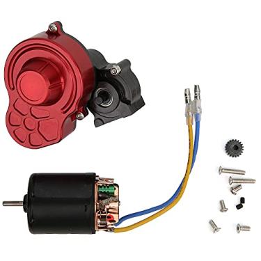 Imagem de Motor escovado à prova d'água Ainoli 540 com conjunto de caixa de engrenagens central para esteira rolante 1/10 SCX10 RC 4WD D90 (45T)