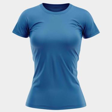Imagem de Camisa Feminina com Proteção Solar UV 50+ Blusa Manga Curta-Feminino
