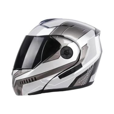 Imagem de Capacete De Motocicleta Unissex De Rosto Inteiro 2024, Capacete Modula