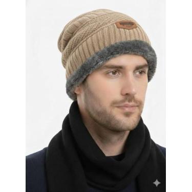 Imagem de Somente Touca Boina Gorro Beanie Forrada Inverno Unissex - Modas Fagun