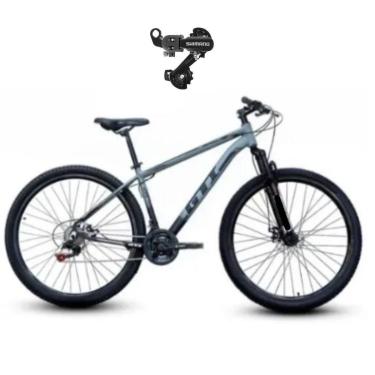 Imagem de Bicicleta 29 Gti Roma 21v Index Alumínio leve Disco Mecânico Suspensão 80mm Cambio Traseiro Shimano-Unissex