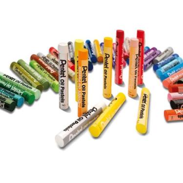 Imagem de Giz Pastel Oleoso Oil 50 Cores Pentel