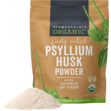 Imagem de Casca De Psyllium Em Pó Viva Naturals Organic 300Ml Source Fibe-Unissex