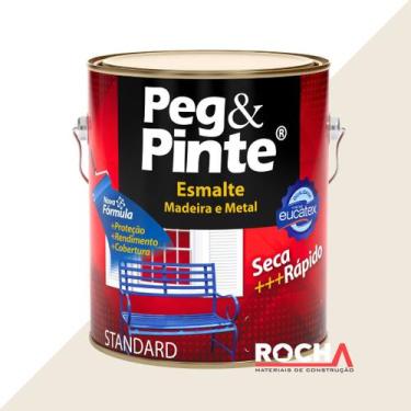 Imagem de Tinta Esmalte Peg e Pinte para Ferro e Metal 900ml - Eucatex, Areia Br