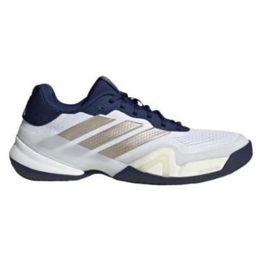 Imagem de Tênis Adidas Barricade 14 Clay Branco e Marinho Masculino-Masculino