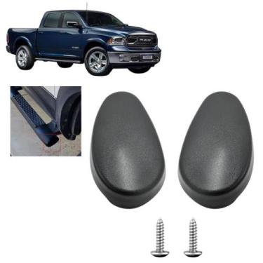 Imagem de Par De Tampão Estribo Degral Lateral Portas Dodge Ram 1500 2500 3500 L