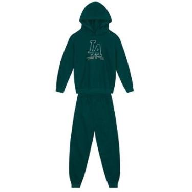 Imagem de Conjunto infantil menino em moletom com bordado Brandili-Masculino