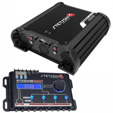 Imagem de Kit Módulo Amplificador Stetsom HL2000.4 2000W 2 Ohms e Processador Eq