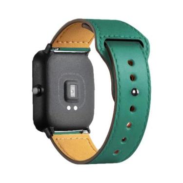 Imagem de Pulseira De Couro Para Relógio Amazfit 20mm/22mm Compatível Com GTS 4/