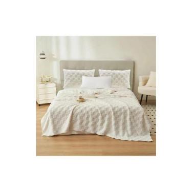 Imagem de Manta King Laço Home 3D Square - LACO BEBE, BRANCO, .
