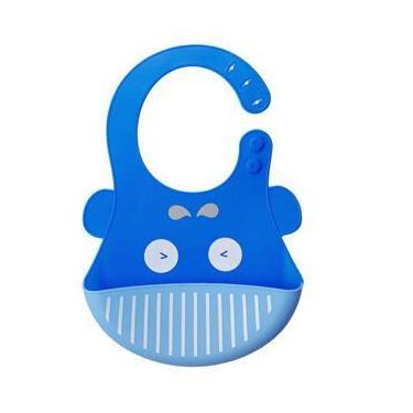 Imagem de Babador Silicone Azul- Tudo em Caixa