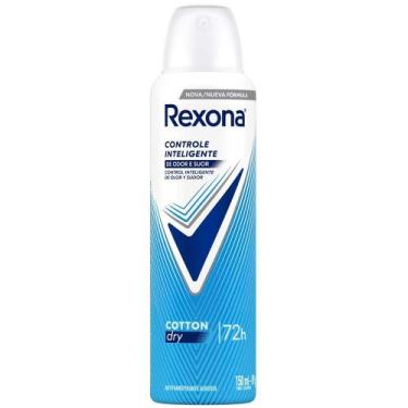 Imagem de Desodorante Aerosol Cotton Dry 150ml - Rexona, 1 unidade