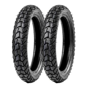 Imagem de Kit 2 Pneus Maggion Aro 18 TT 120/80-18 Viper 62T Traseiro