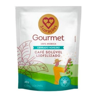 Imagem de Café Solúvel Liofilizado Cerrado Mineiro Gourmet 3 Corações Refil 40g