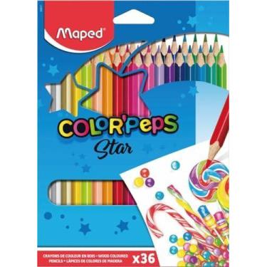 Imagem de Lapis De Cor Triangular Color Peps 36 Cores - MAPED