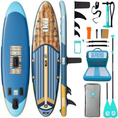 Imagem de Prancha de stand up paddle inflável Niphean 320 cm com assento e deck 