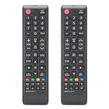 Imagem de Controle remoto universal de TV, 2 peças de controle remoto multifuncional de TV para substituição de controle remoto de televisão Samsung