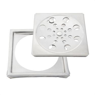 Imagem de Grelha Abre Fecha E Porta Grelha Quadrada 10x10 Em Inox