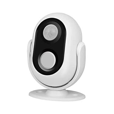 Imagem de Sensor de Presença 3 Em 1 Multifunção Campainha De Alarme Em 8 Idiomas Diferentes Com Autofalante Infravermelho Anti Roubo Rotação 360 Graus PREMIUM ONYK