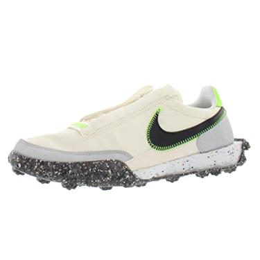 Imagem de Nike Waffle Racer Crater Unisex Shoes Size 6, Color: Pale Ivory/Black