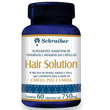 Imagem de Hair Solution - 60 Cápsulas - Validade Até 20/10/2024 - Schraiber