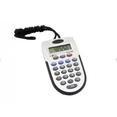 Imagem de Calculadora De Bolso Pequena 8 Dígitos Funciona A Bateria Calc-7089 -