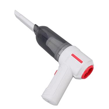 Imagem de Aspirador de mão portátil sem fio USB recarregável Mini aspirador de pó acessórios de aspirador de carro portátil para carro doméstico (branco)