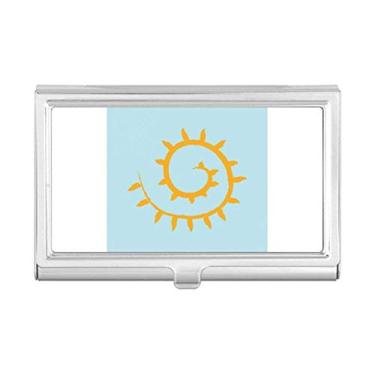 Imagem de Capa com porta-cartões de visita com folhas de luz do sol para pintura à mão