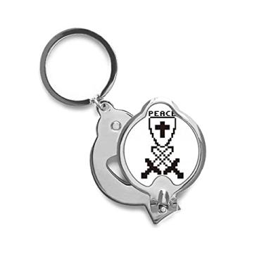 Imagem de Tesoura de cortar unhas Shield Weapon Peace Cortador de aço inoxidável