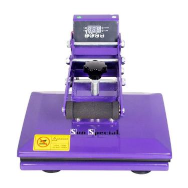 Imagem de Prensa Térmica Plana Roxa SS-ZH-2122 220v - Sun Special