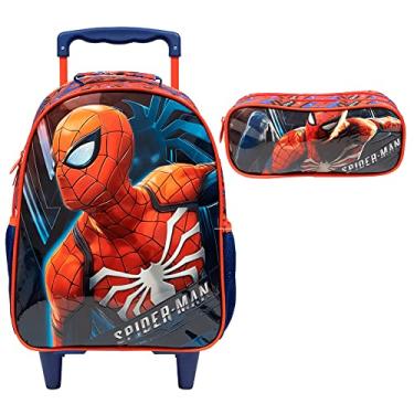 Imagem de Mochila Com Rodinhas 14 Spider Man R 10681 - Xeryus