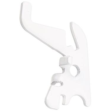 Imagem de Wall Control Pacote de ganchos com fenda padrão - ganchos de metal ranhurados para quadro de pegboard e placa de ferramentas com fenda - branco