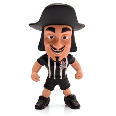 Imagem de Boneco Mascote de Futebol Mosqueteiro Corinthians (Camisa 2)