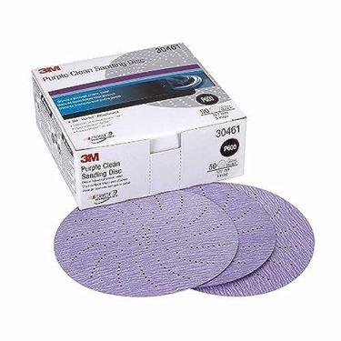 Imagem de 3M Disco de lixa Hookit Purple Clean, 30461, 12,7 cm, P600, 50 discos por caixa