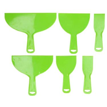 Imagem de 6 Pçs Espátula Abs Putty Faca, Raspador Faca Conjunto Spackle Taping Raspador Conjunto de Acessórios Ferramenta Raspador de Pintura para Papel de Parede de Pintura